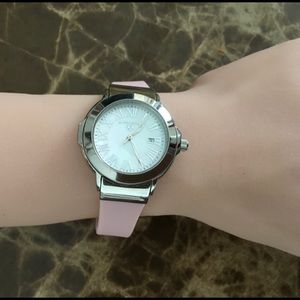 Authentic Swiss Legend Mother of Pearl Pink Watch
